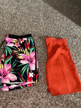 Size 32 men’s izod golf and zumiez shorts